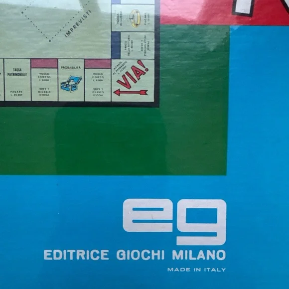 Monopoli Classic Board Game Italian Edition New sealed vintage